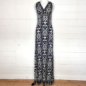 INC International Concepts Women’s Dark Blue & White Sheath Dress Size S